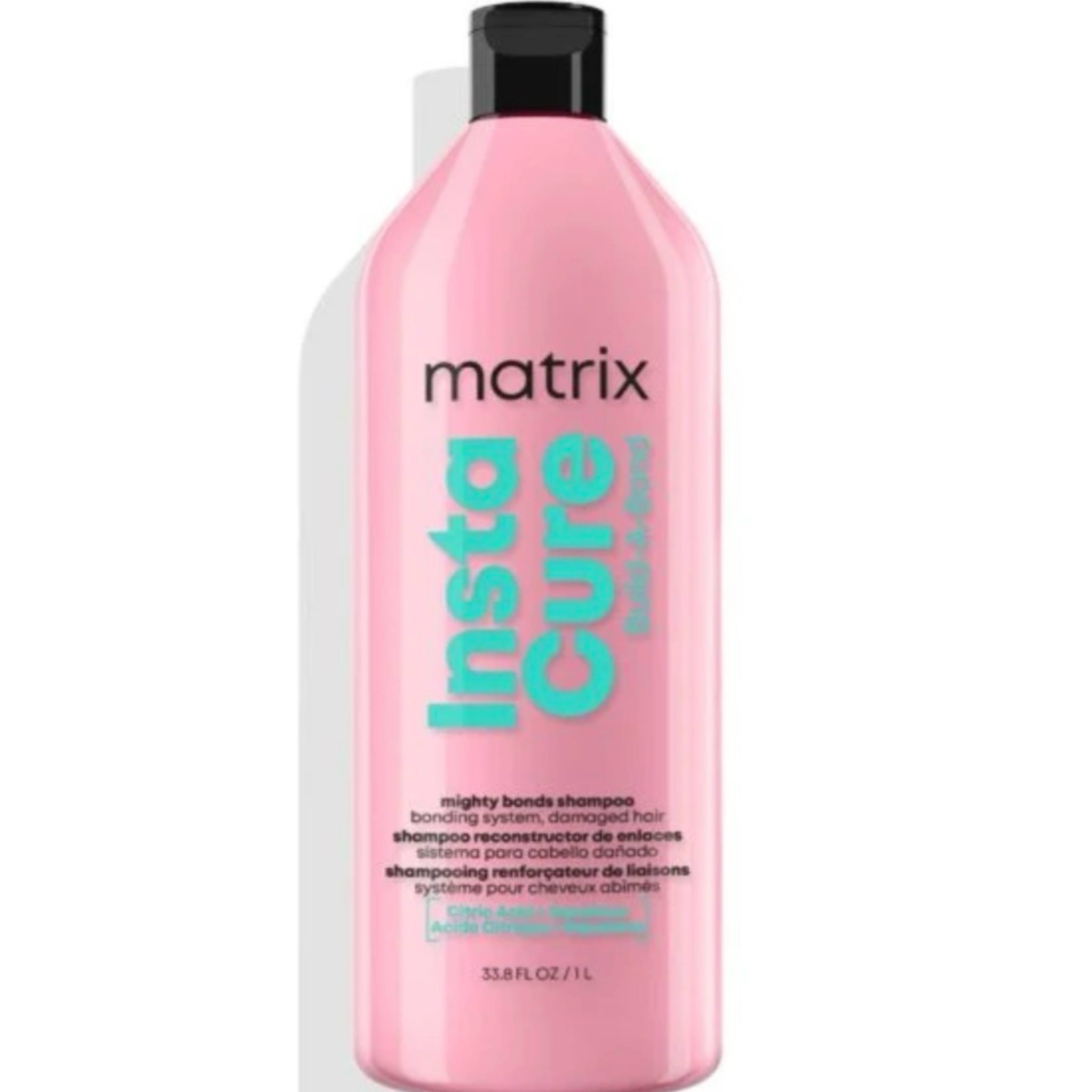 Matrix Total Results Бессульфатный шампунь-бондинг Build-A-Bond для поврежденных и ослабленных волос, 1000 мл
