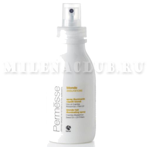 Barex PS Спрей-блеск для светлых волос с УФ фильтром маслом Абиссинского Катрана 150 мл.