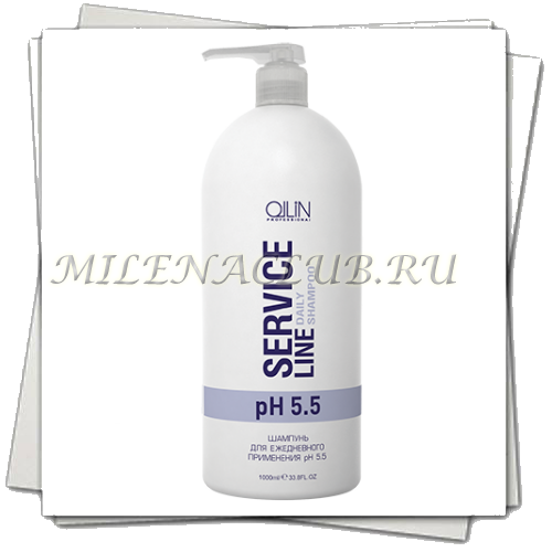 Ollin Service Line Шампунь для ежедневного применения pH 5.5 Daily Shampoo 1000 мл.