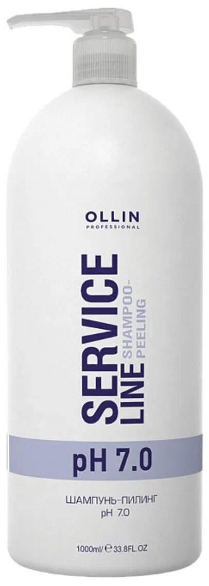 Ollin Service Line Шампунь-пилинг pH 7.0 Shampoo-Peeling 1000 мл.